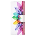 Wonder-serien Xiaomi Redmi 10 5G/Note 11E Lommebok-deksel - Blomst