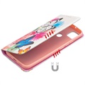 Wonder Series Xiaomi Redmi 9C, Redmi 9C NFC Lommebok-deksel - Sommerfugler