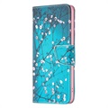 Wonder Series iPhone 14 Plus Lommebok-deksel - Hvit Blomster