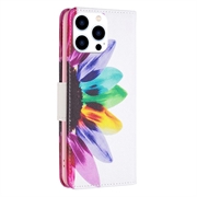 iPhone 16 Pro Max Wonder Series Lommebok-deksel - Blomst