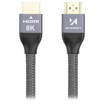 Wozinsky HDMI 2.1 8K 60Hz / 4K 120Hz / 2K 144Hz Kabel - 1m - Grå