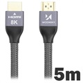 Wozinsky HDMI 2.1 8K 60Hz / 4K 120Hz / 2K 144Hz Kabel - 5m - Grå