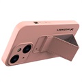 Wozinsky Kickstand iPhone 13 Mini Silikondeksel - Rosa