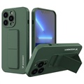 Wozinsky Kickstand iPhone 13 Pro Silikondeksel - Grønn