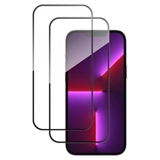iPhone Air Wozinsky Super Tough Beskyttelsesglass - 9H - 2 Stk. - Svart Kant