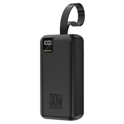 Wozinsky W8 30W powerbank 30000mAh med tre porter