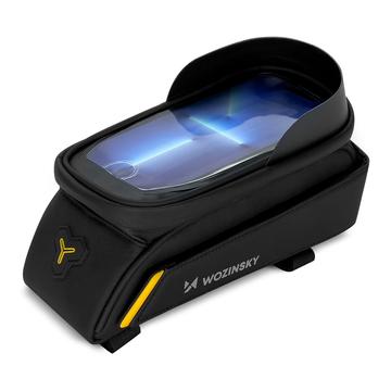 Wozinsky WBB25BK Vanntett sykkelveske med telefonveske - 6.7" - Svart