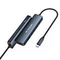 Wozinsky WHBC10Y4S Multifunksjonell 6-i-1 USB-C-nav - grå