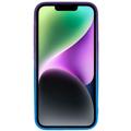 X-Level Rainbow iPhone 14 Plus TPU-deksel - Blå / Lilla