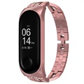 X-Shaped Xiaomi Mi Band 5/6 Stropp - 37mm - Roségull