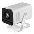 X1AR Android 14 bærbar projektor - 720p, 4K-støtte, Wi-Fi 6, Bluetooth 5.4 - hvit
