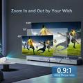 X1AR Android 14 bærbar projektor - 720p, 4K-støtte, Wi-Fi 6, Bluetooth 5.4 - hvit