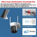 X3 Solcelledrevet 2K WiFi PTZ-overvåkningskamera med toveis samtale