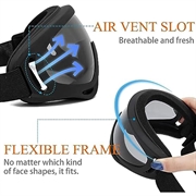 X400 Taktiske motorsykkel-/skibriller med forsterkede linser