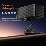 X69ZS Magnetisk bilholder for telefon med 360° rotasjon - grå