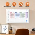 XC1010 10.1" smart digital kalender - fotoramme med berøringsskjerm, 1GB RAM + 32GB lagringsplass - hvit