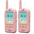 XM301 Video-Walkie Talkie med to linser for barn - rosa