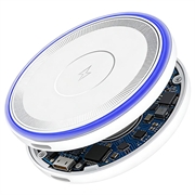 XO CX042 Magnetisk trådløs lader 15W - Hvit