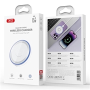 XO CX042 Magnetisk trådløs lader 15W - Hvit