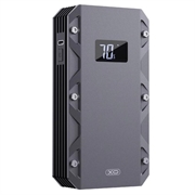 XO CZ025 3-i-1 starthjelp for bil og strømbank 10000 mAh med lommelykt - svart