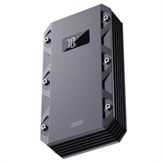 XO CZ025 3-i-1 starthjelp for bil og strømbank 10000 mAh med lommelykt - svart
