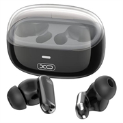 XO G42 TWS Bluetooth 6.0-øretelefoner - ANC + ENC, berøringsstyring og ladetui - svart