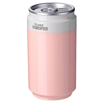 XO HF08 Flamme-luftfukter med RGB-lys 260ml - Rosa
