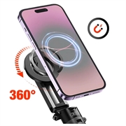 XO SS22 4-i-1 magnetisk Bluetooth-selfiestick og stativ - svart