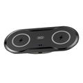 XO WX025 2-i-1 dobbel trådløs lader 20W - svart