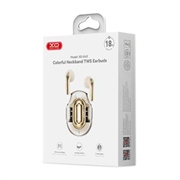 XO X43 TWS Bluetooth 5.4 trådløse øretelefoner - beige