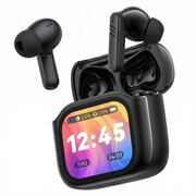 XO X50 TWS Bluetooth 6.0-øretelefoner - ANC + ENC, to mikrofoner - svart