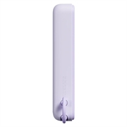 Xiaomi 10000mAh magnetisk powerbank - USB-C-kabel, digitalt display og sammenleggbart stativ - 33W - lilla