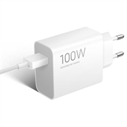 Xiaomi 100W GaN-reiselader med USB-C-kabel MDY-19-ER - hvit