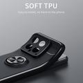 Xiaomi 14 TPU-deksel med Ringholder - Svart