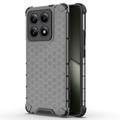 Xiaomi 14T Honeycomb Armored Hybrid-deksel - Svart