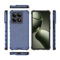 Xiaomi 14T Honeycomb Armored Hybrid-deksel - Blå