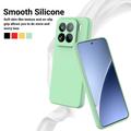 Xiaomi 15 Pro Flytende silikon-deksel med håndstropp - grønn