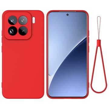 Xiaomi 15 Pro Flytende silikon-deksel med håndstropp