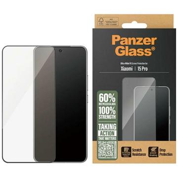 Xiaomi 15 Pro PanzerGlass Ultra-Wide Fit Skjermbeskytter - Svart Kant