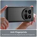 Xiaomi 15 Ultra Børstet TPU Deksel - Karbonfiber - Svart