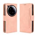 Xiaomi 15 Ultra Kortholder Lommebokveske - Rosa
