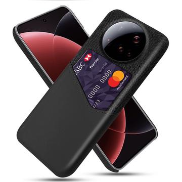 Xiaomi 15 Ultra KSQ Deksel med Kort Lomme - Svart