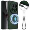Xiaomi 15 Ultra Liquid Silikondeksel - MagSafe-kompatibel - Mørkegrønn