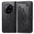 Xiaomi 15 Ultra Mandala Series Lommebok-deksel - Svart