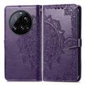 Xiaomi 15 Ultra Mandala Series Lommebok-deksel - Lilla