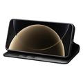 Xiaomi 15 Ultra Qialino Classic Lommebok-deksel I Lær - Svart