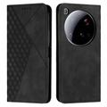 Xiaomi 15 Ultra Rhombusmønster lommebokveske med magnetisk lukking