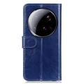 Xiaomi 15 Ultra Lommebok-deksel med Magnetisk Lukning - Blå