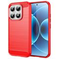 Xiaomi 17 børstet TPU-deksel - karbonfiber
