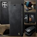 Xiaomi 17 Caseme 033 Lommebok-etui med kalvestruktur og RFID-blokkering - Svart